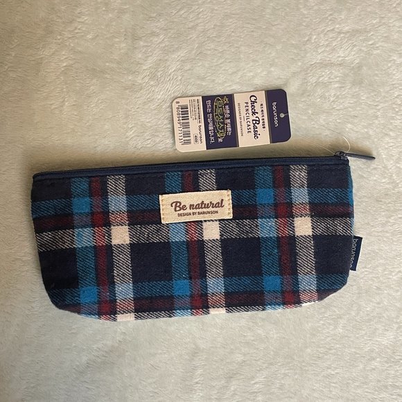 Accessories - BRAND NEW barunson Check Basic Korean Pencil Case